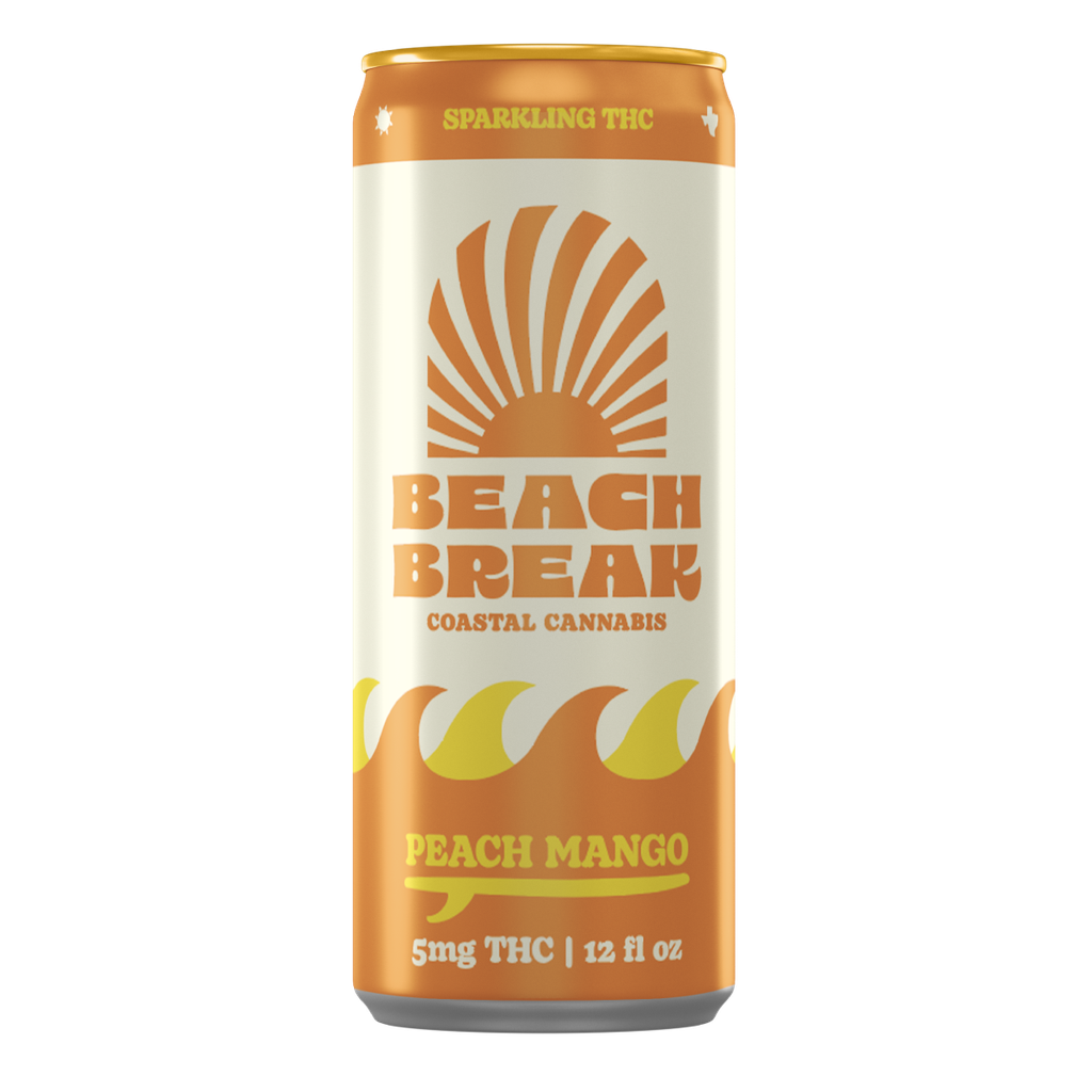[BB-G05Pm-10-MC] Beach Break-Peach Mango-5mg-Gummies-10ct-Master Case