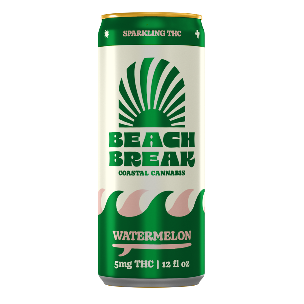 [BB-G05Wm-10-MC] Beach Break-Watermelon-5mg-Gummies-10ct-Master Case