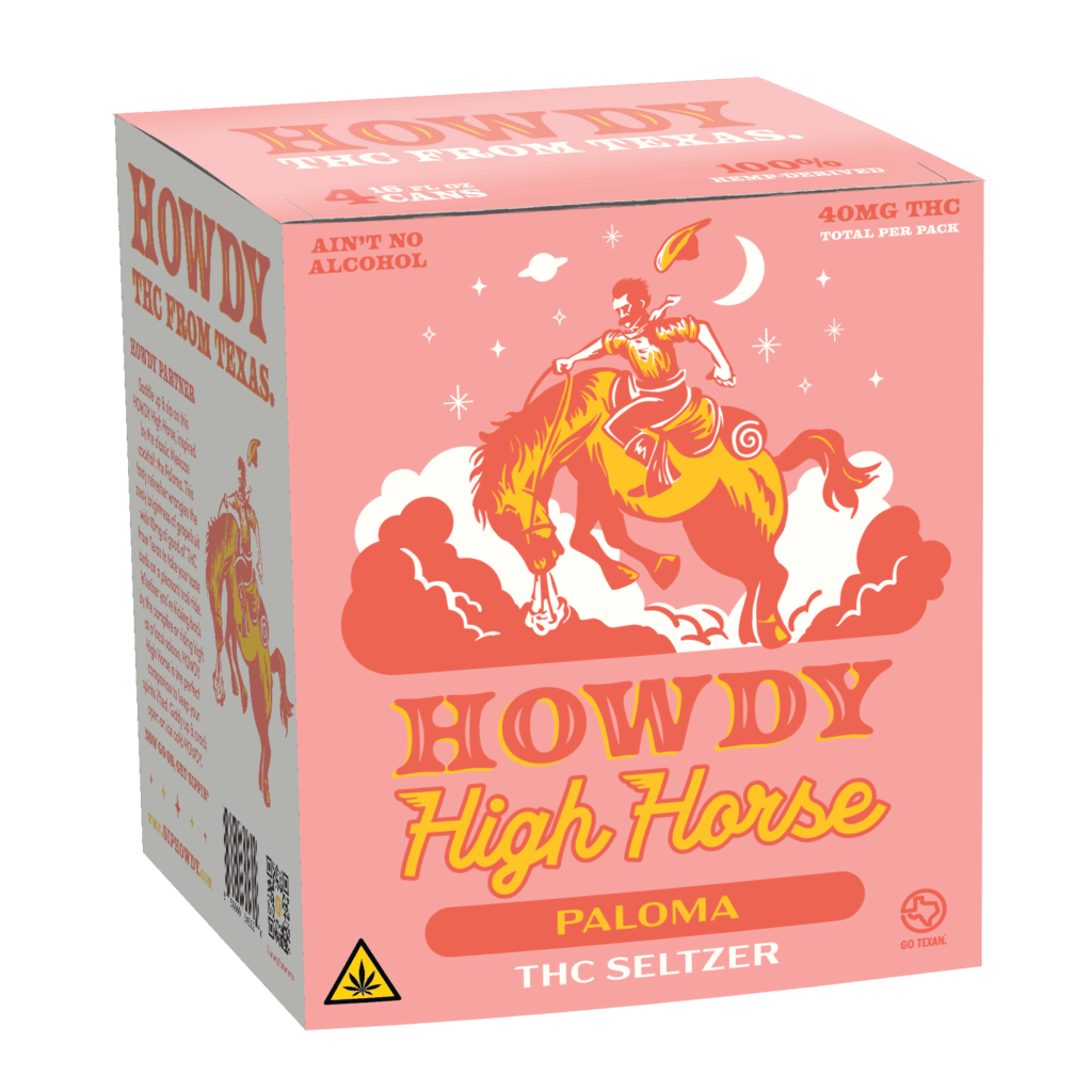 [Hw-B10Hp-24-F] Howdy-High Horse Paloma-10mg/16oz-STD-Case