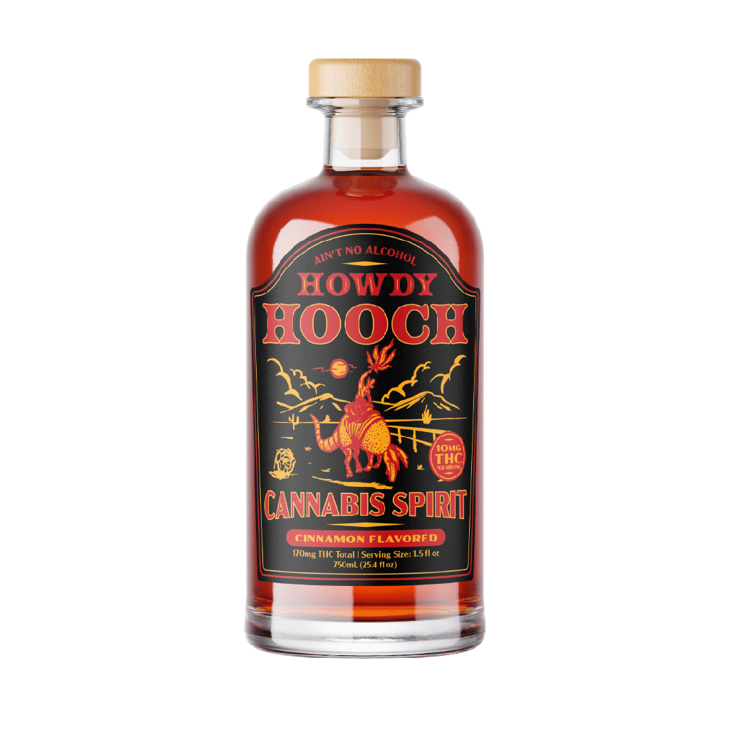[Hw-S10HB-6x750-F] Howdy-Hooch Black Label-Spirit Case-6X750mL