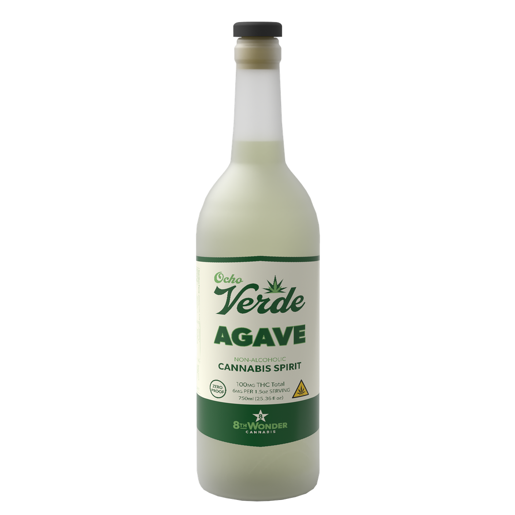 [OV-S06Ag-6x750-F] Ocho Verde Agave 100mg Spirit Case, 6x750mL