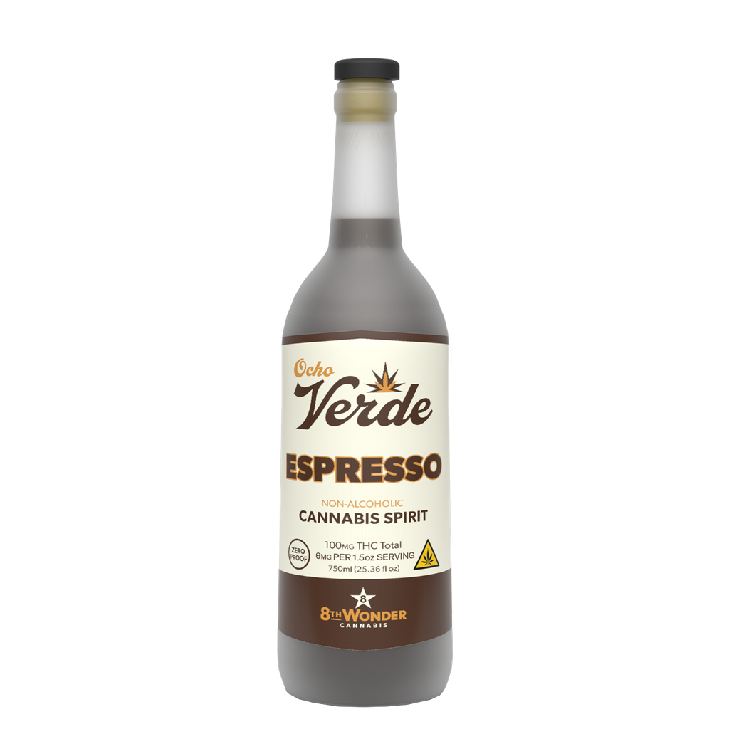 [OV-S06Es-6x750-F] Ocho Verde Espresso 100mg Spirit Case, 6x750mL