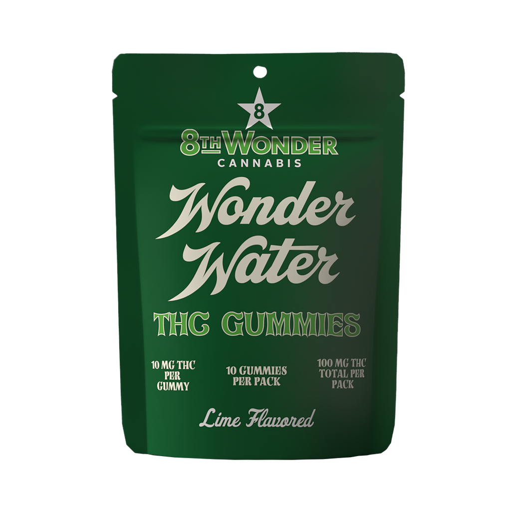 [WW-G10Li-10-DC] Wonder Water-Lime-10mg-Gummies-10ct-Display Case