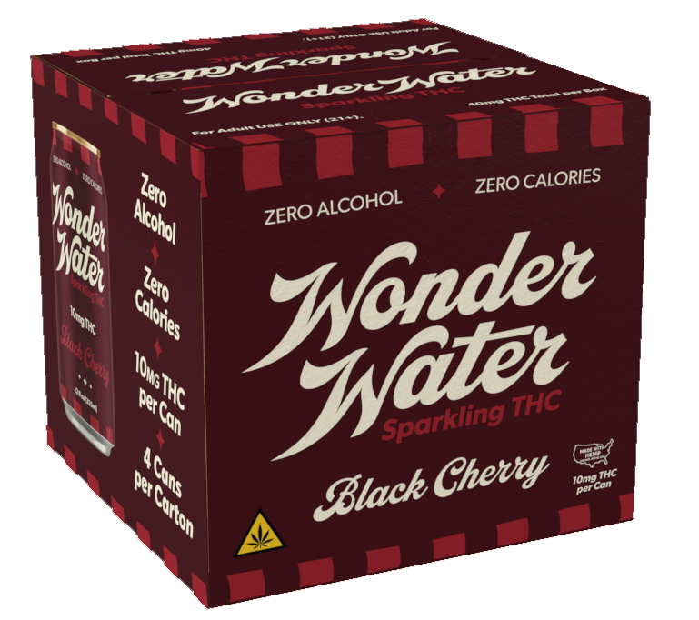 [WW-B10Bc-24-F] Wonder Water-Black Cherry-10mg/12oz-STD-Case