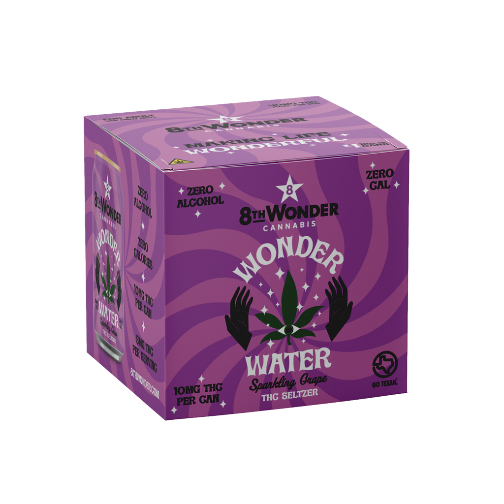 [WW-B10Gr-24-F] Wonder Water-Grape-10mg/12oz-STD-Case