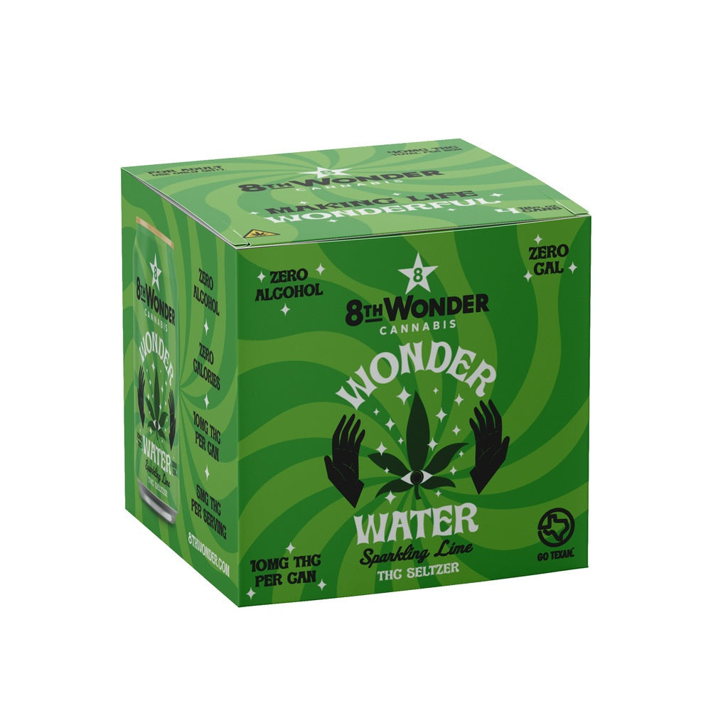 [WW-B10Li-24-F] Wonder Water-Lime-10mg/12oz-STD-Case