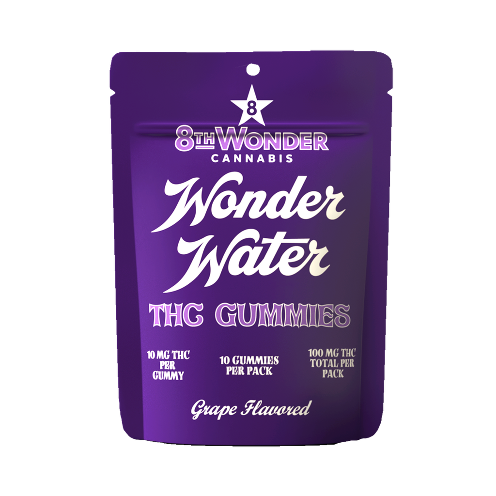 [WW-G10Gr-10-DC] Wonder Water-Grape-10mg-Gummies-10ct-Display Case